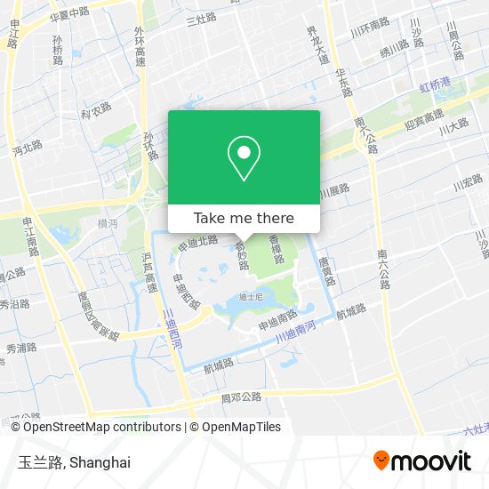 玉兰路 map