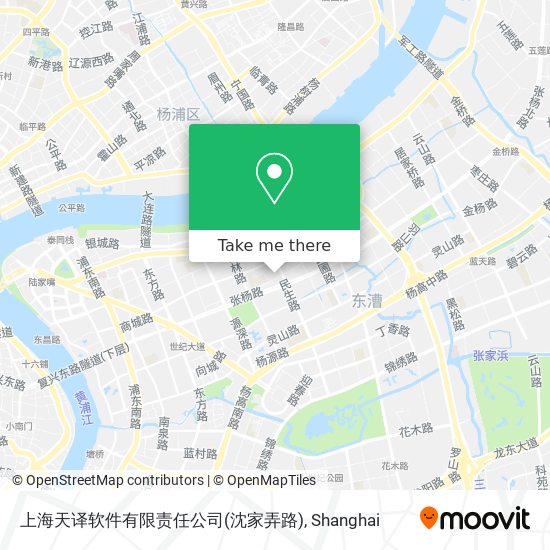 上海天译软件有限责任公司(沈家弄路) map