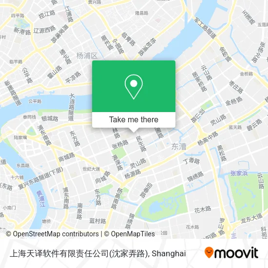 上海天译软件有限责任公司(沈家弄路) map