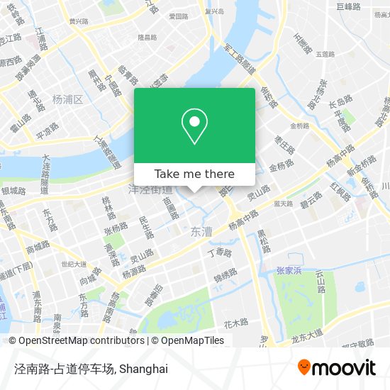 泾南路-占道停车场 map