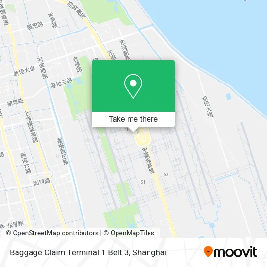 Baggage Claim Terminal 1 Belt 3 map