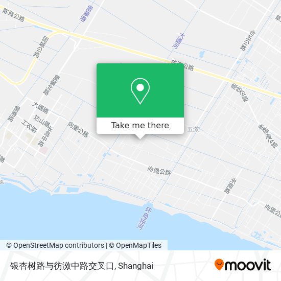 银杏树路与彷滧中路交叉口 map