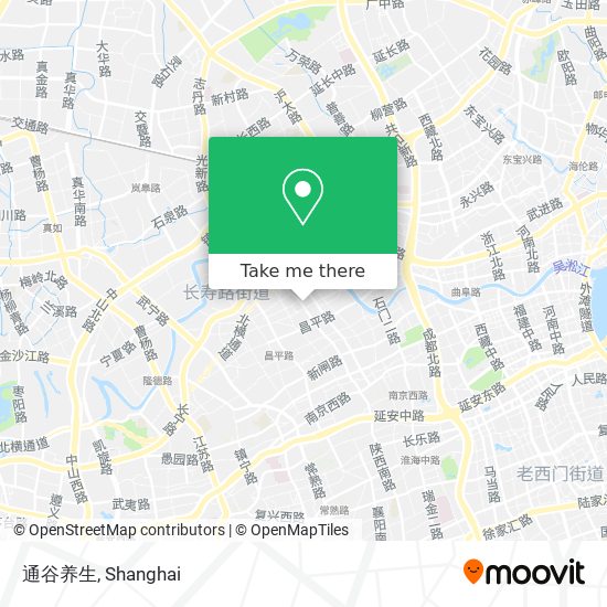 通谷养生 map