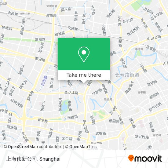 上海伟新公司 map