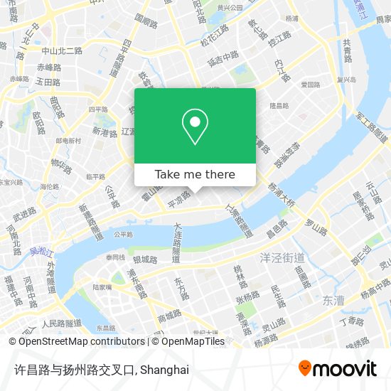 许昌路与扬州路交叉口 map