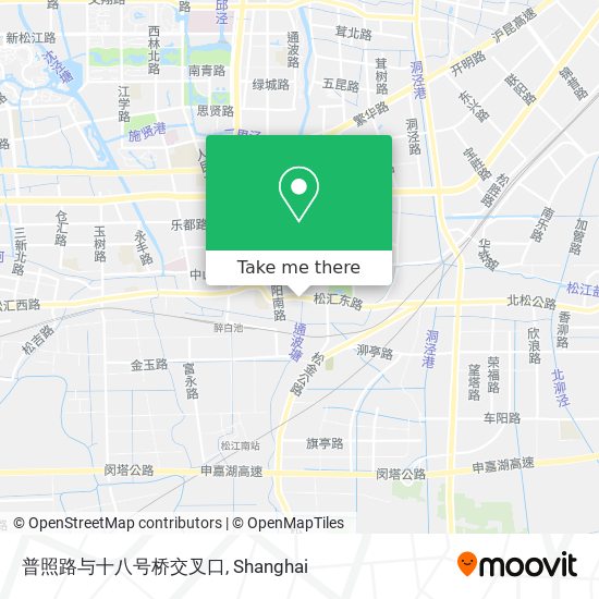 普照路与十八号桥交叉口 map