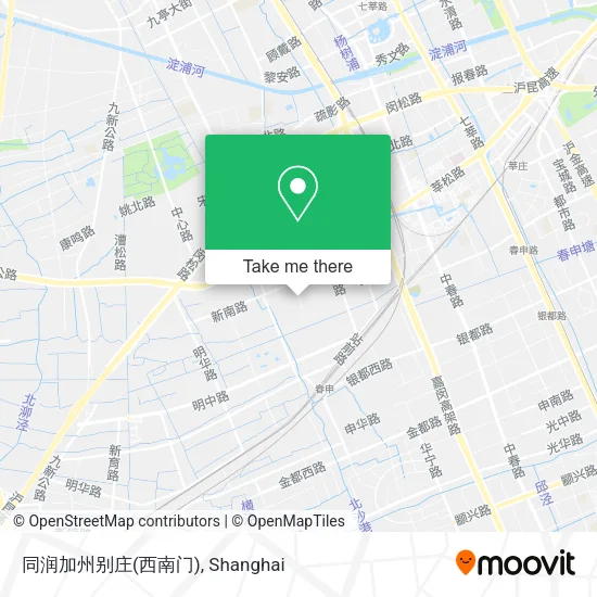 同润加州别庄(西南门) map
