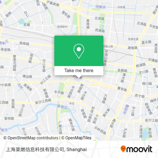 上海菜燃信息科技有限公司 map