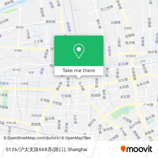 S126/沪太支路668弄(路口) map
