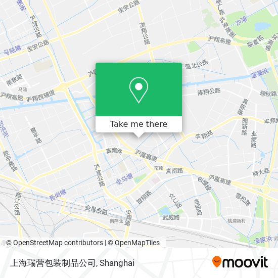上海瑞营包装制品公司 map