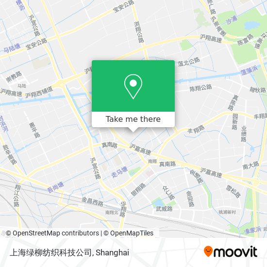 上海绿柳纺织科技公司 map