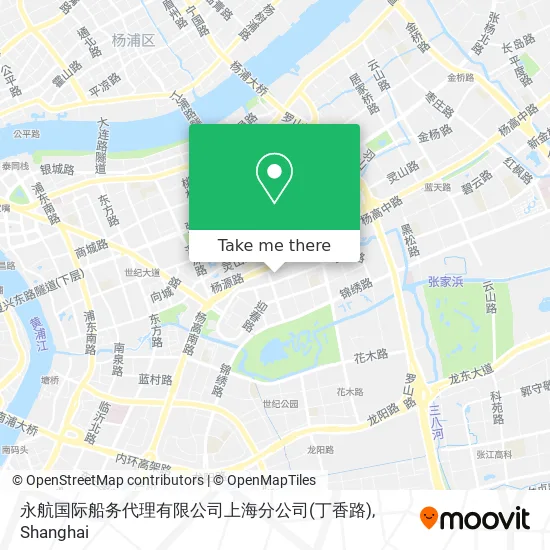 永航国际船务代理有限公司上海分公司(丁香路) map