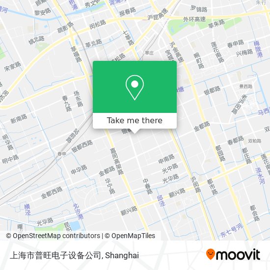 上海市普旺电子设备公司 map