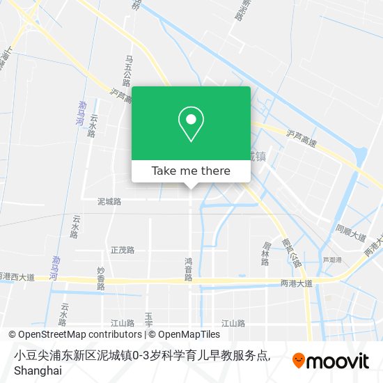 小豆尖浦东新区泥城镇0-3岁科学育儿早教服务点 map