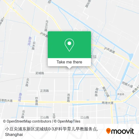 小豆尖浦东新区泥城镇0-3岁科学育儿早教服务点 map