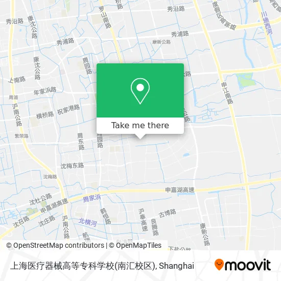 上海医疗器械高等专科学校(南汇校区) map
