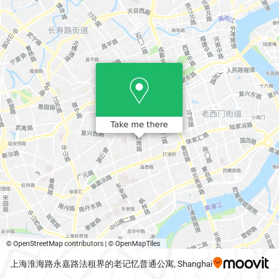 上海淮海路永嘉路法租界的老记忆普通公寓 map