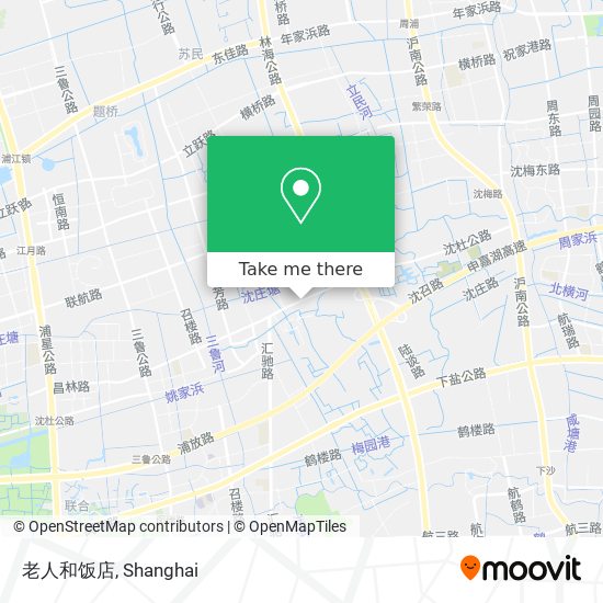 老人和饭店 map