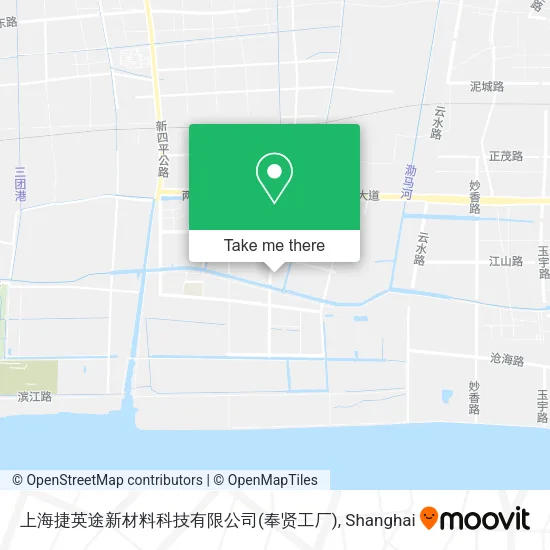 上海捷英途新材料科技有限公司(奉贤工厂) map