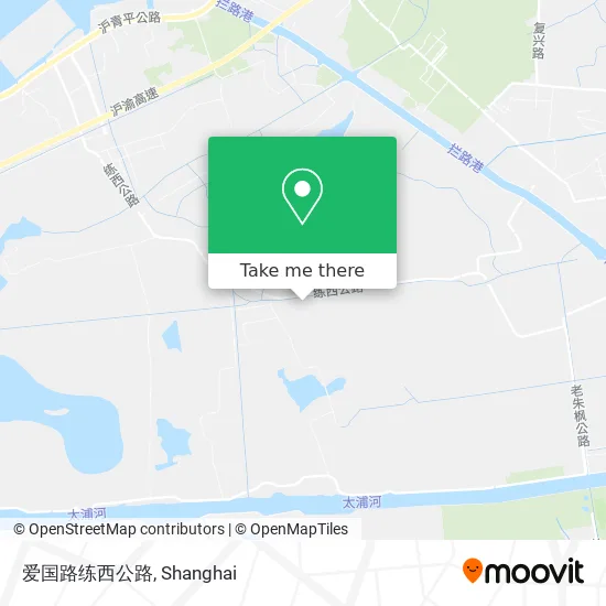 爱国路练西公路 map