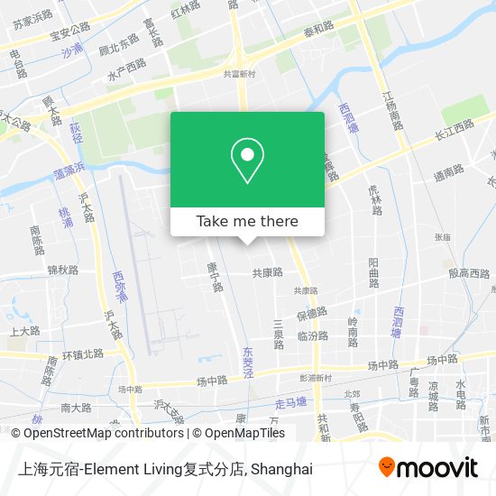 上海元宿-Element Living复式分店 map