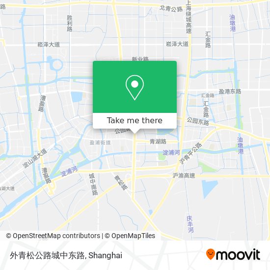 外青松公路城中东路 map