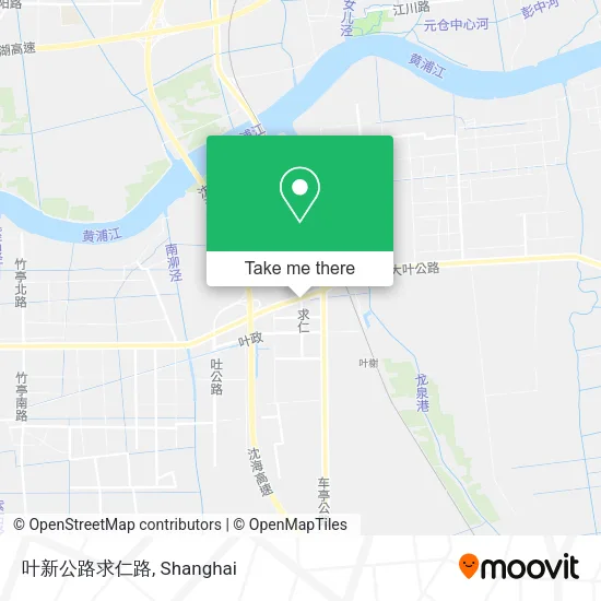 叶新公路求仁路 map