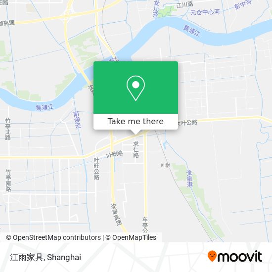 江雨家具 map