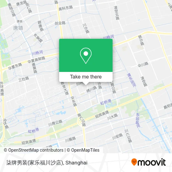 柒牌男装(家乐福川沙店) map