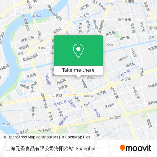 上海元圣食品有限公司海阳冷站 map