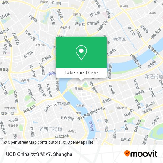 UOB China 大华银行 map