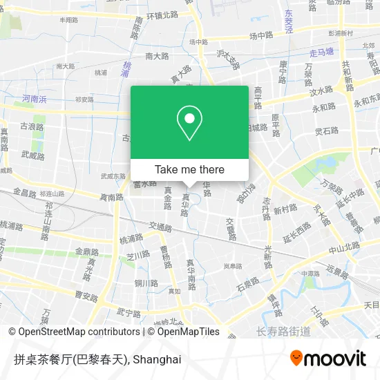 拼桌茶餐厅(巴黎春天) map