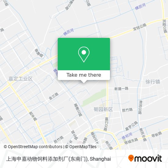 上海申嘉动物饲料添加剂厂(东南门) map