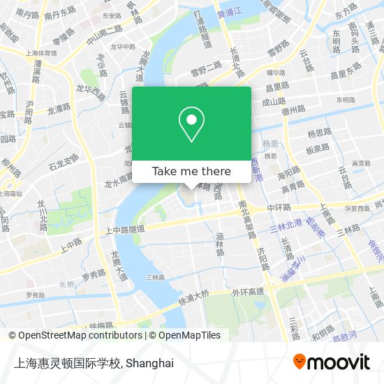 上海惠灵顿国际学校 map