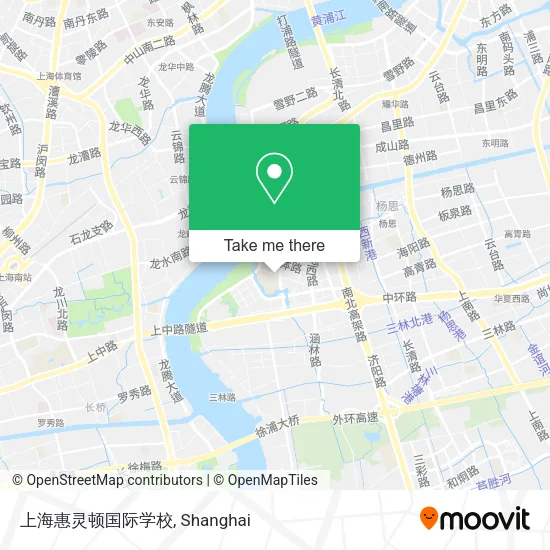 上海惠灵顿国际学校 map