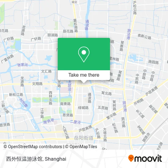 西外恒温游泳馆 map