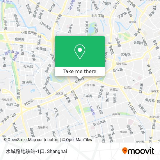 水城路地铁站-1口 map