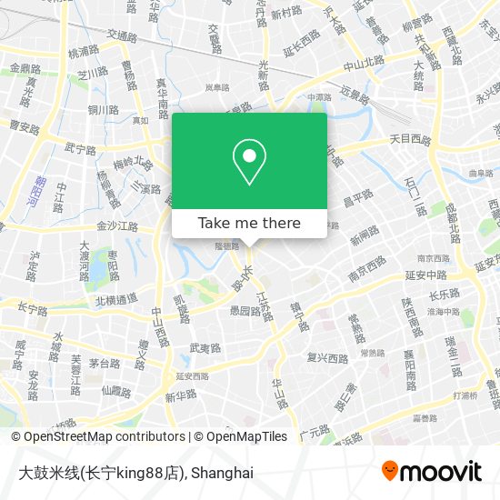 大鼓米线(长宁king88店) map