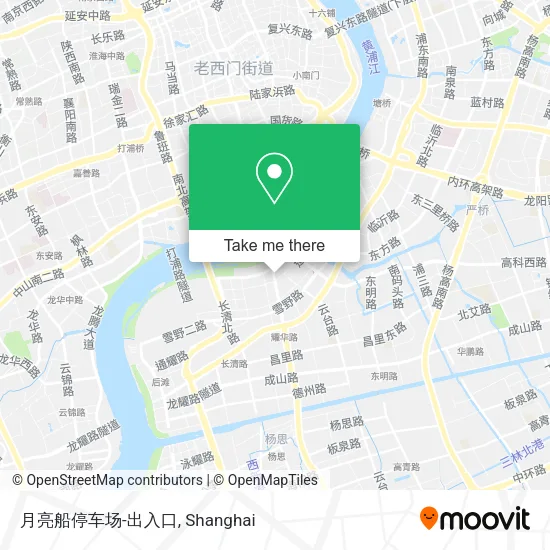 月亮船停车场-出入口 map