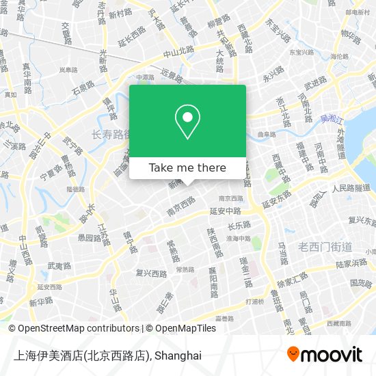 上海伊美酒店(北京西路店) map