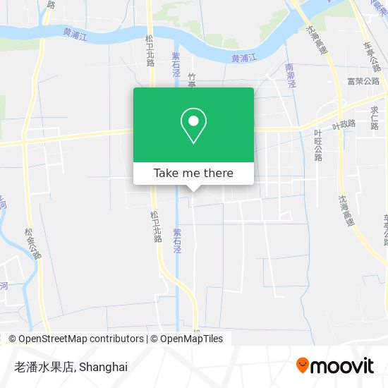 老潘水果店 map