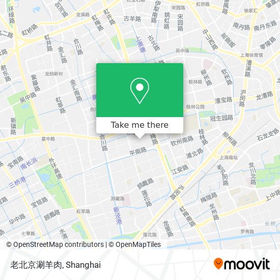 老北京涮羊肉 map