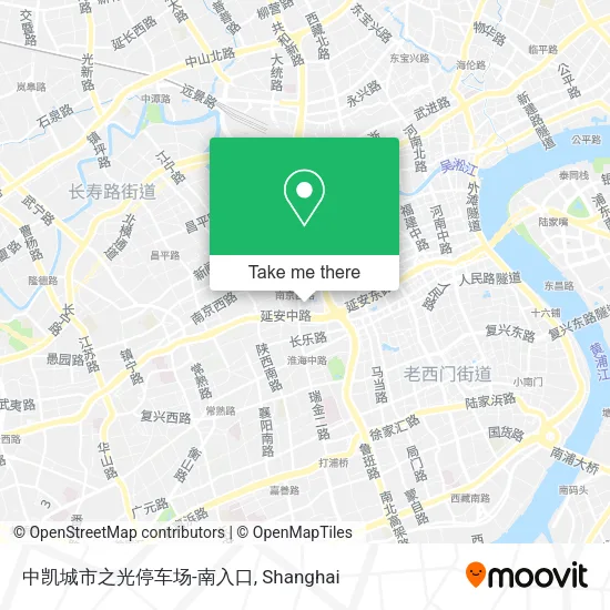 中凯城市之光停车场-南入口 map