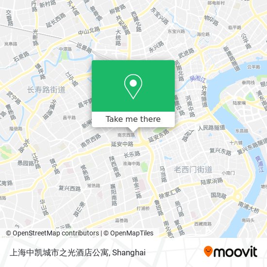 上海中凯城市之光酒店公寓 map