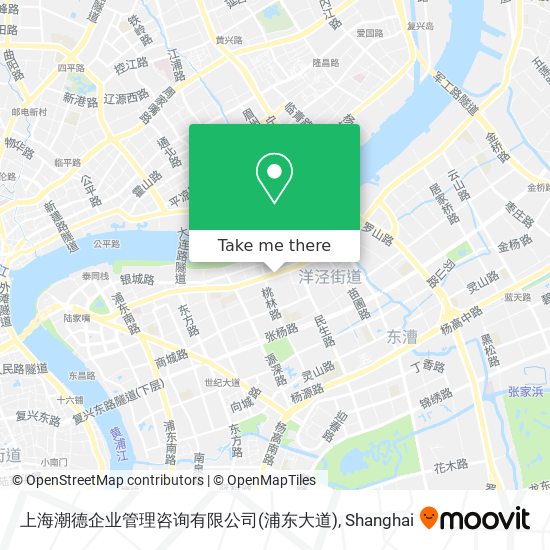 上海潮德企业管理咨询有限公司(浦东大道) map
