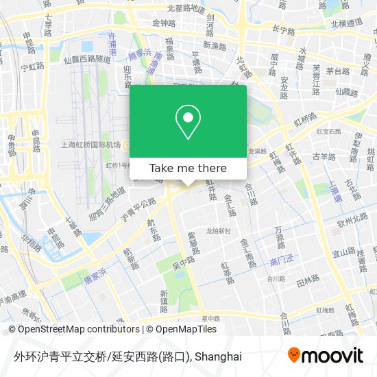 外环沪青平立交桥/延安西路(路口) map