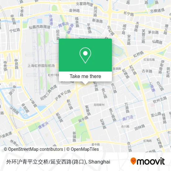 外环沪青平立交桥/延安西路(路口) map