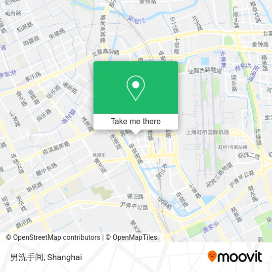 男洗手间 map