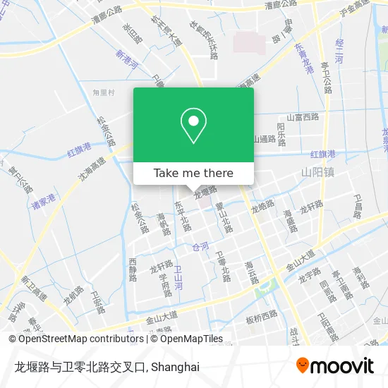 龙堰路与卫零北路交叉口 map