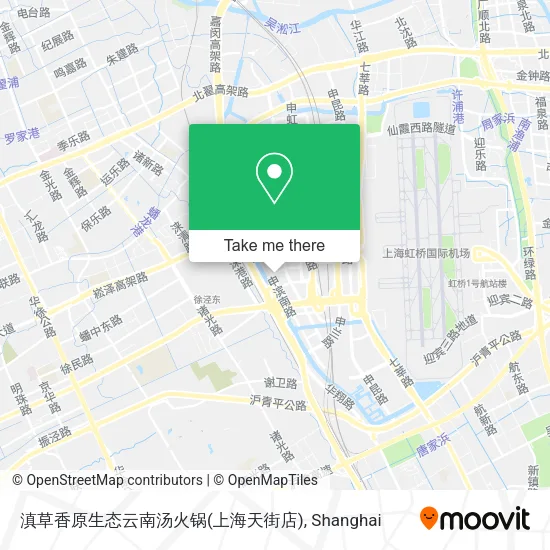 滇草香原生态云南汤火锅(上海天街店) map